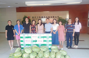 高溫慰問 情系基層 園區(qū)領(lǐng)導(dǎo)來我司慰問